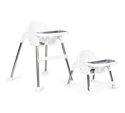 ECO TOYS Hranilica za bebe 2U1 sa postoljem i pojasevima HC-135 - Bela