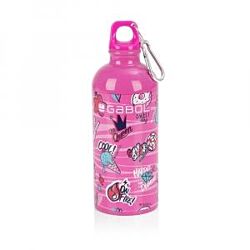 Gabol Aluminijumska boca za vodu 600 ml - 0,12 kg Sticker - Roze