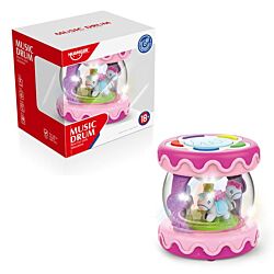 PERTINI Igračka Moj prvi svetleći bubanj pink