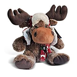 Pertini Plišani braon los sa kapom i šalom 20 cm 1039172