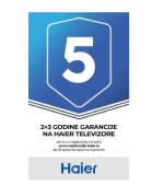 2 +3 godine garancije haier TV