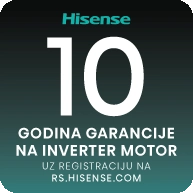 Hisense - 10 godina na inverter motor